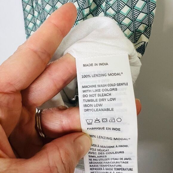 PrAna Boho Blue Green Sundress MIDI Dress - Picture 6 of 9